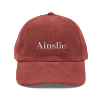 the [AINSLIE] cord cap