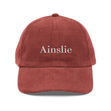 the [AINSLIE] cord cap
