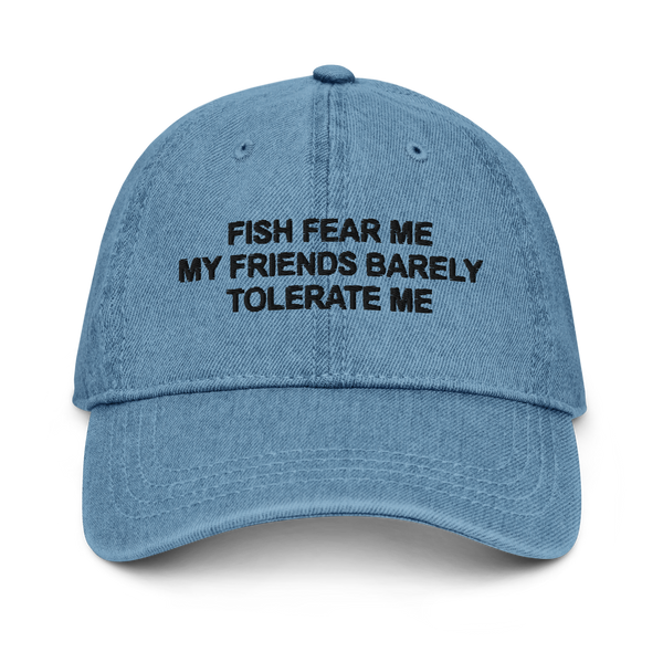 the [FISH] denim cap