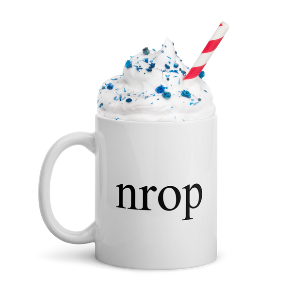 the [NROP] mug