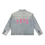 the [YAYO] denim jacket