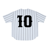the [DIMES] baseball jersey