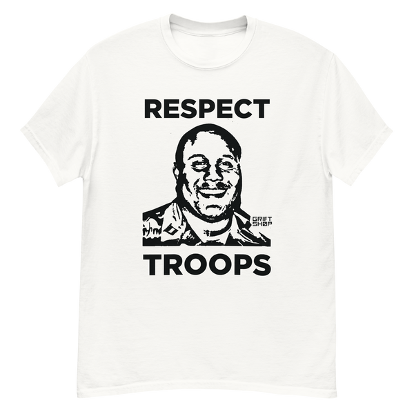 the [TROOPS] tee