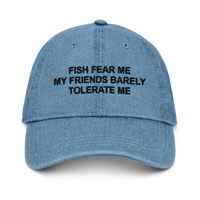 the [FISH] denim cap
