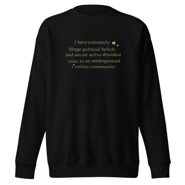 the [DISSIDENT] pullover